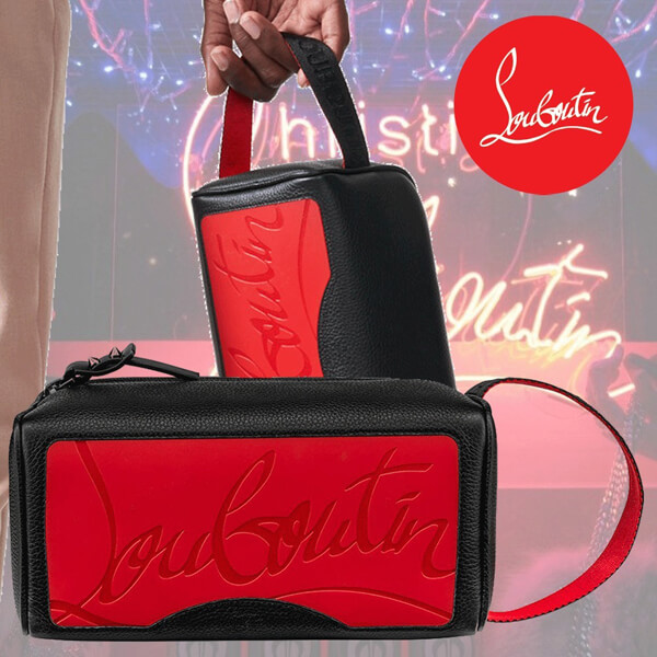 ★クリスチャン ルブタン 偽物★ディオール louboutin Blaster★ポーチ★レザー 1205142CM53